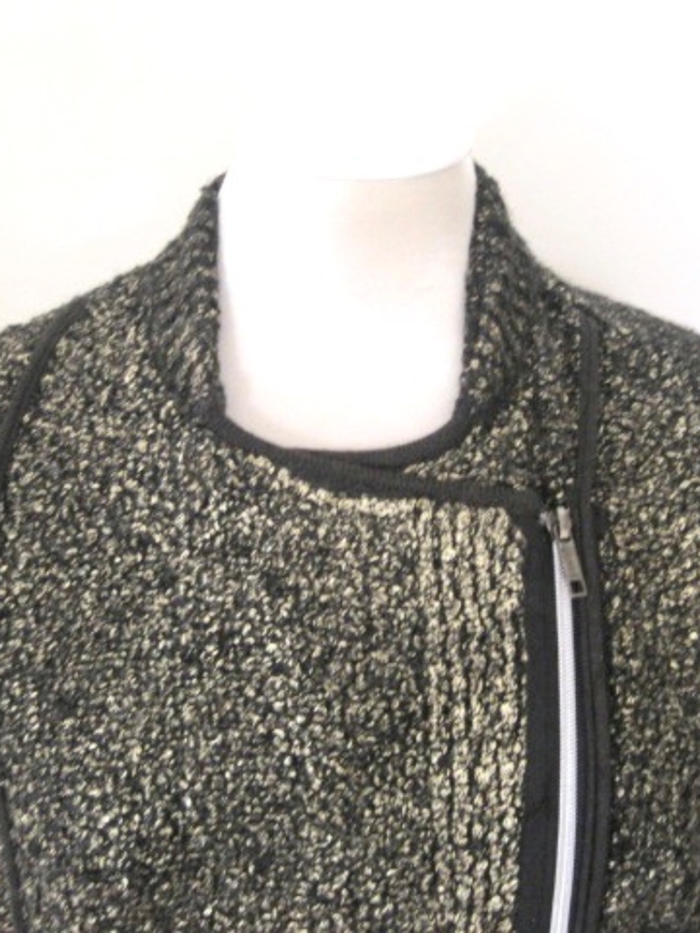 Olsen Europe Metallic Knit Sweater Jacket - Picture 3 of 15